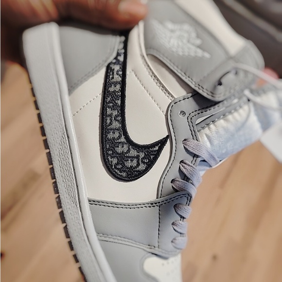 Authentic Nike Dior Air Force one sneakers,only worn once - Picture 1 of 11